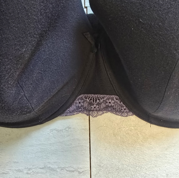 Adore Me Purple Bra With Lace - Picture 2 of 4